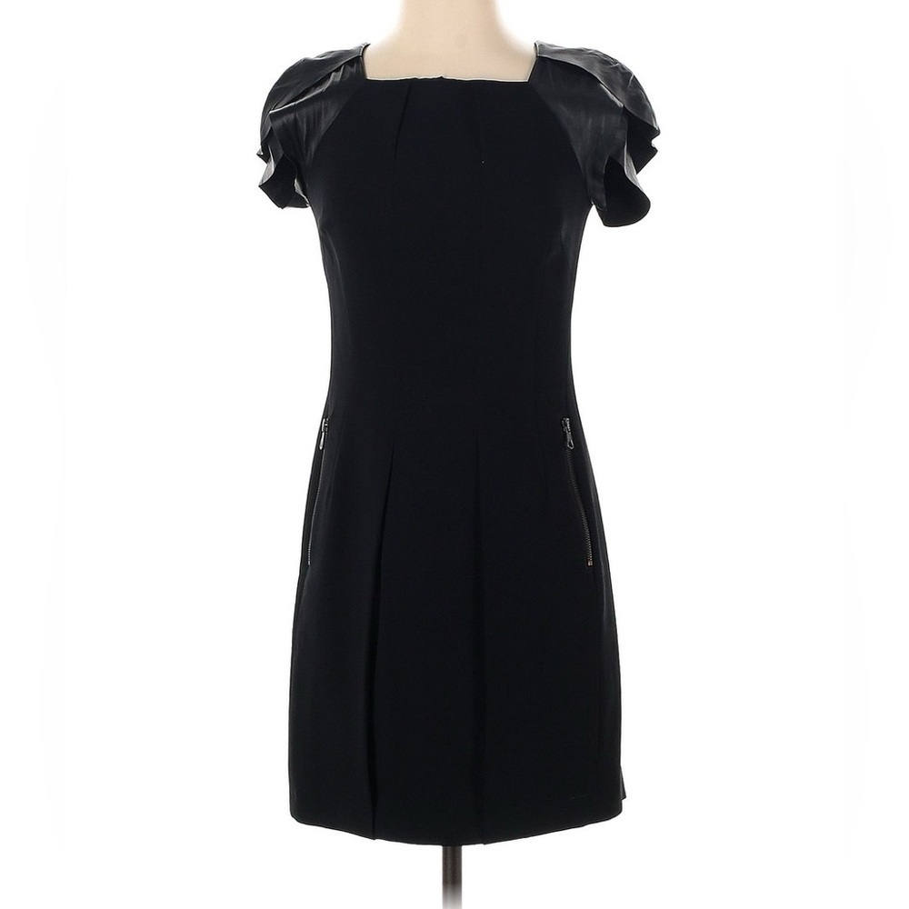 Rag & Bone Black Ruched Sheath Mini Dress